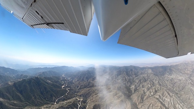 Ash Scatter in the San Gabiel Mountains